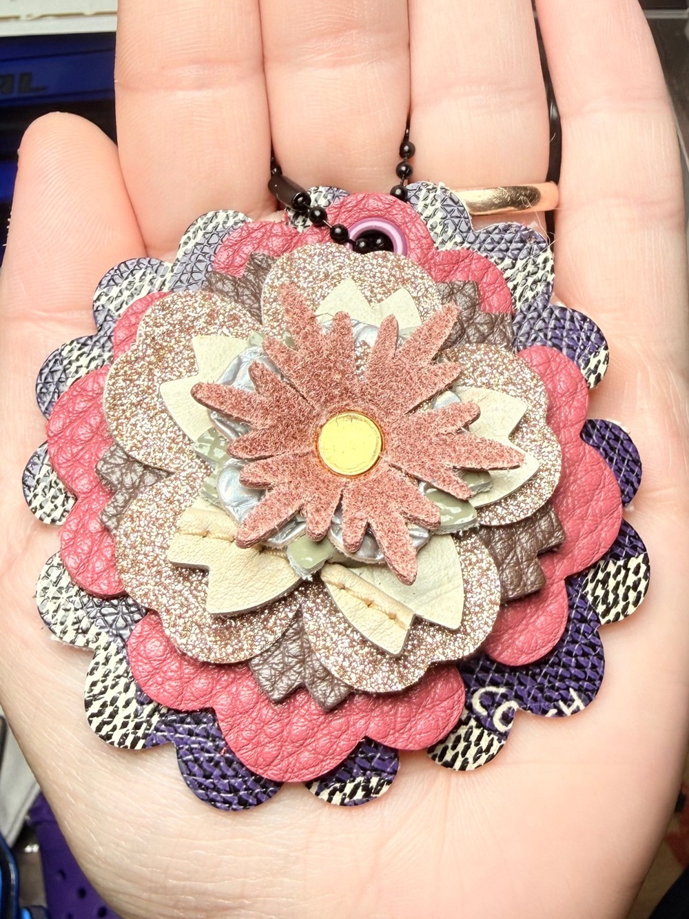 Handmade Floral Charm